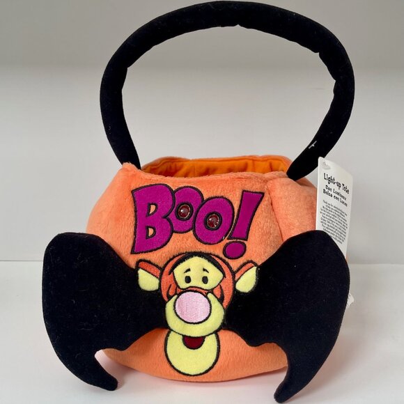 Retro Tigger Boo Light Up Halloween Pumpkin 2000s Disney Store Collectible Trick - Picture 4 of 4